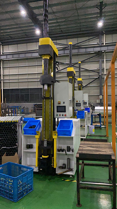 semi-automatic vertical press machine